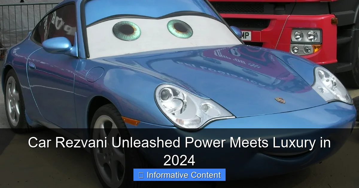 Car Rezvani Unleashed Power Meets Luxury in 2024
