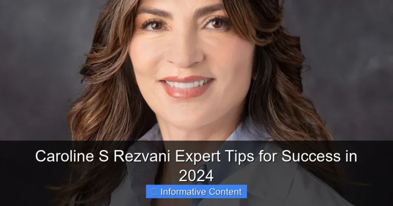 Caroline S Rezvani Expert Tips for Success in 2024