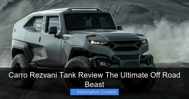 Carro Rezvani Tank Review The Ultimate Off Road Beast