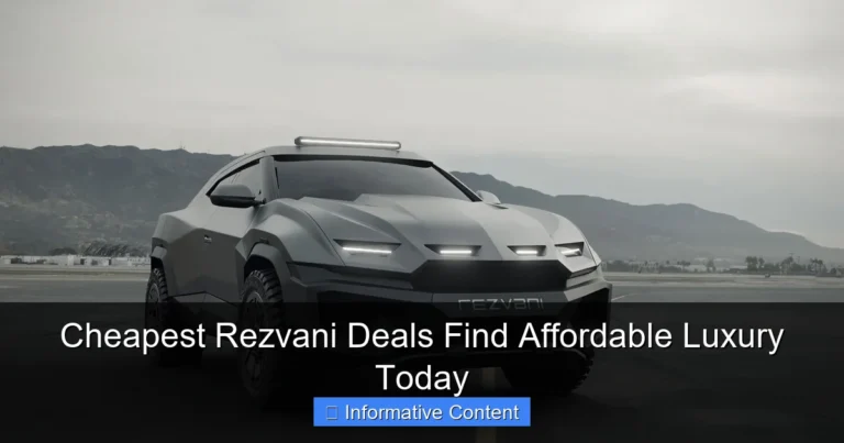 Cheapest Rezvani Deals Find Affordable Luxury Today