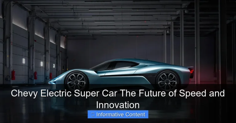 Chevy Electric Super Car The Future of Speed and Innovation