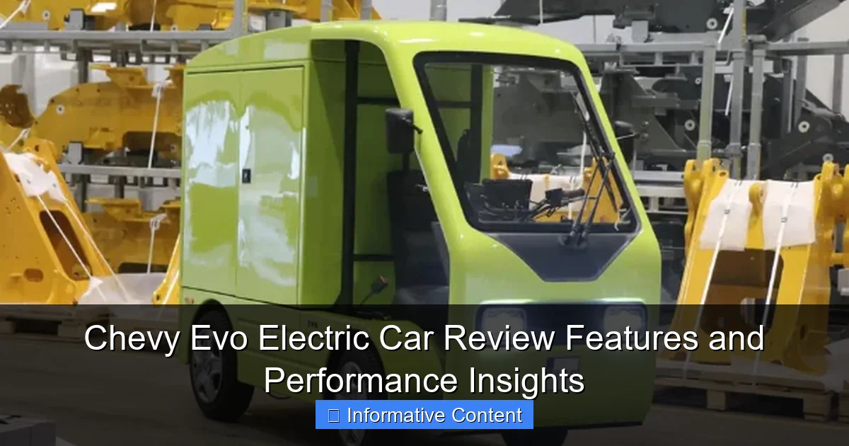 Chevy Evo Electric Car Review Features and Performance Insights