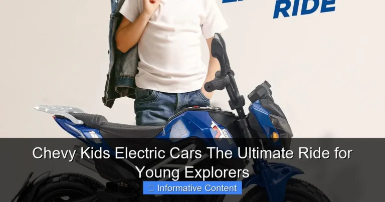 Chevy Kids Electric Cars The Ultimate Ride for Young Explorers