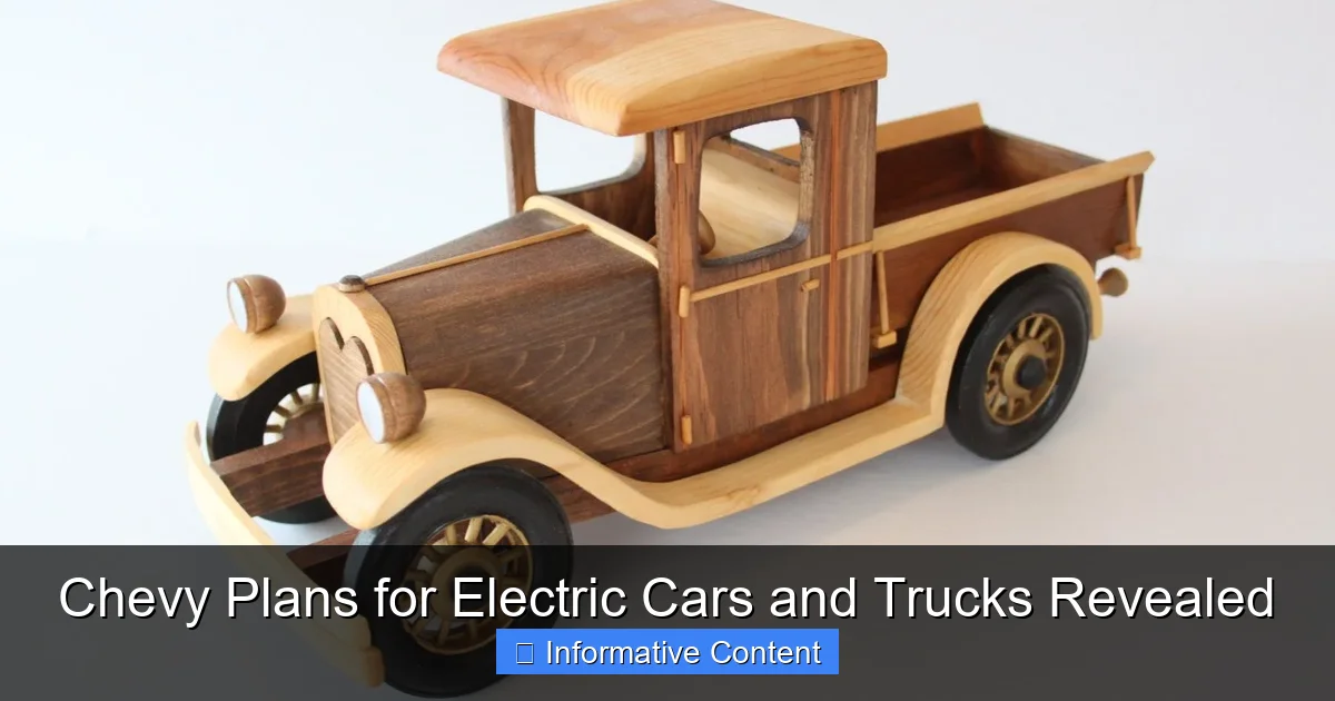 Chevy Plans for Electric Cars and Trucks Revealed