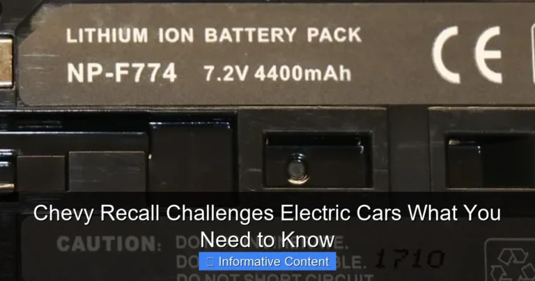 Chevy Recall Challenges Electric Cars What You Need to Know