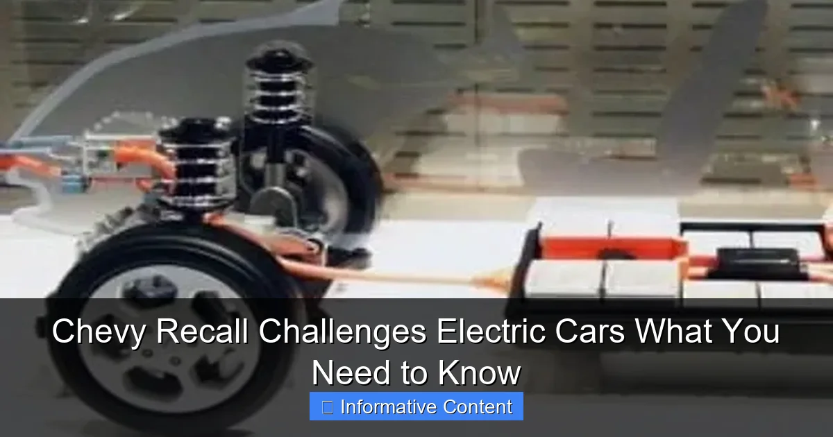 Chevy Recall Challenges Electric Cars What You Need to Know