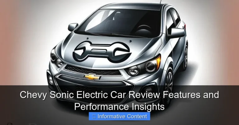 Chevy Sonic Electric Car Review Features and Performance Insights