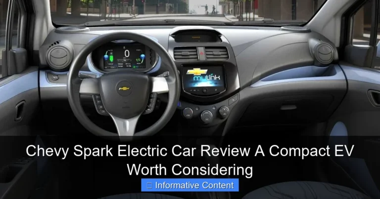 Chevy Spark Electric Car Review A Compact EV Worth Considering