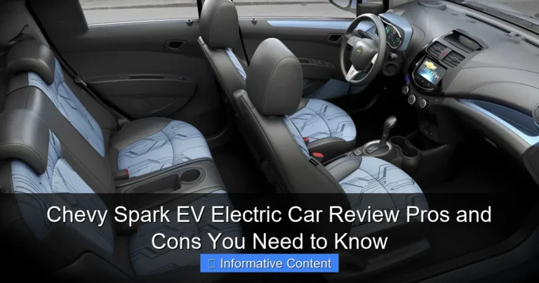 Chevy Spark EV Electric Car Review Pros and Cons You Need to Know