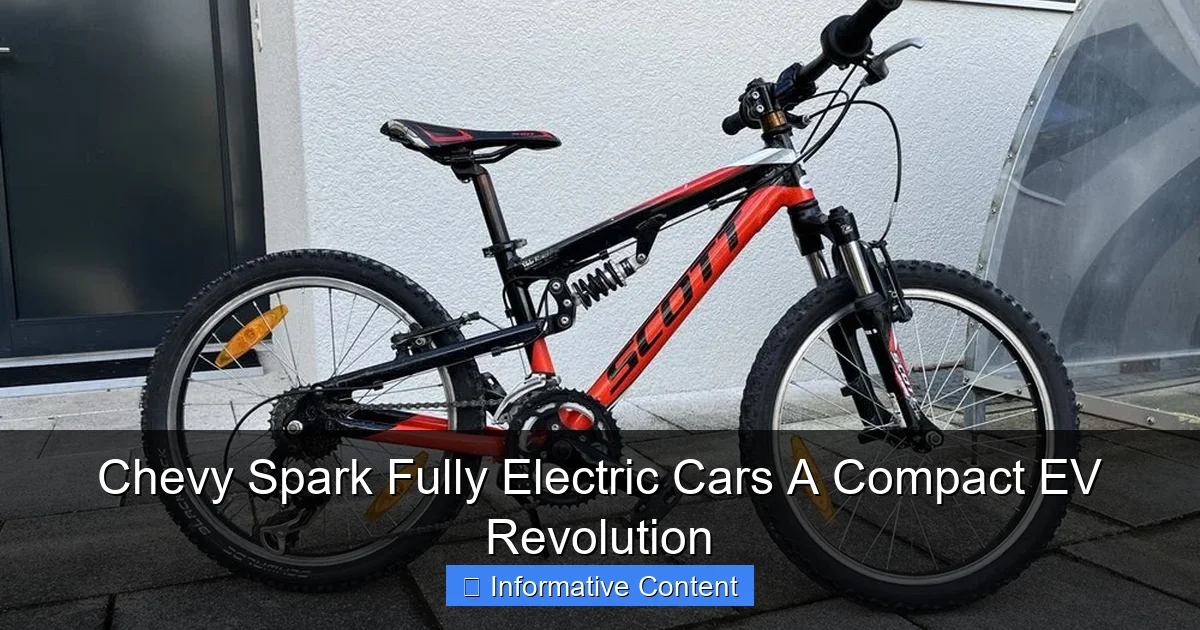 Chevy Spark Fully Electric Cars A Compact EV Revolution