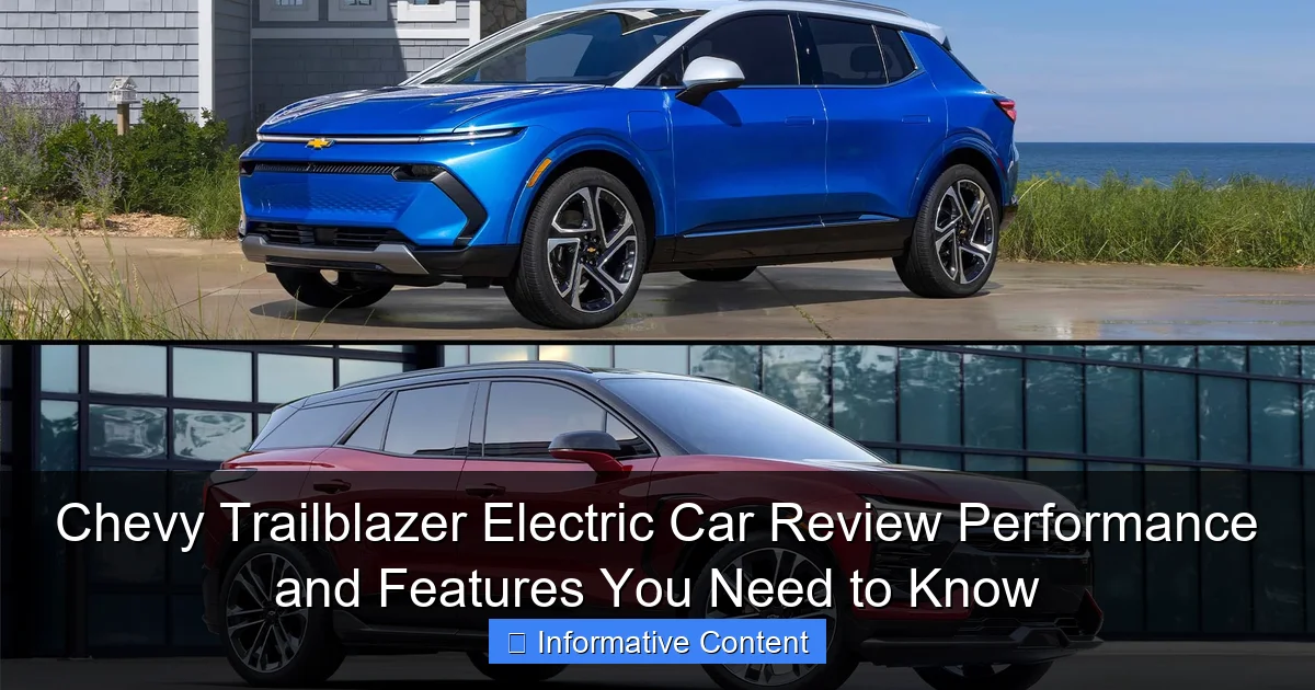 Chevy Trailblazer Electric Car Review Performance and Features You Need to Know