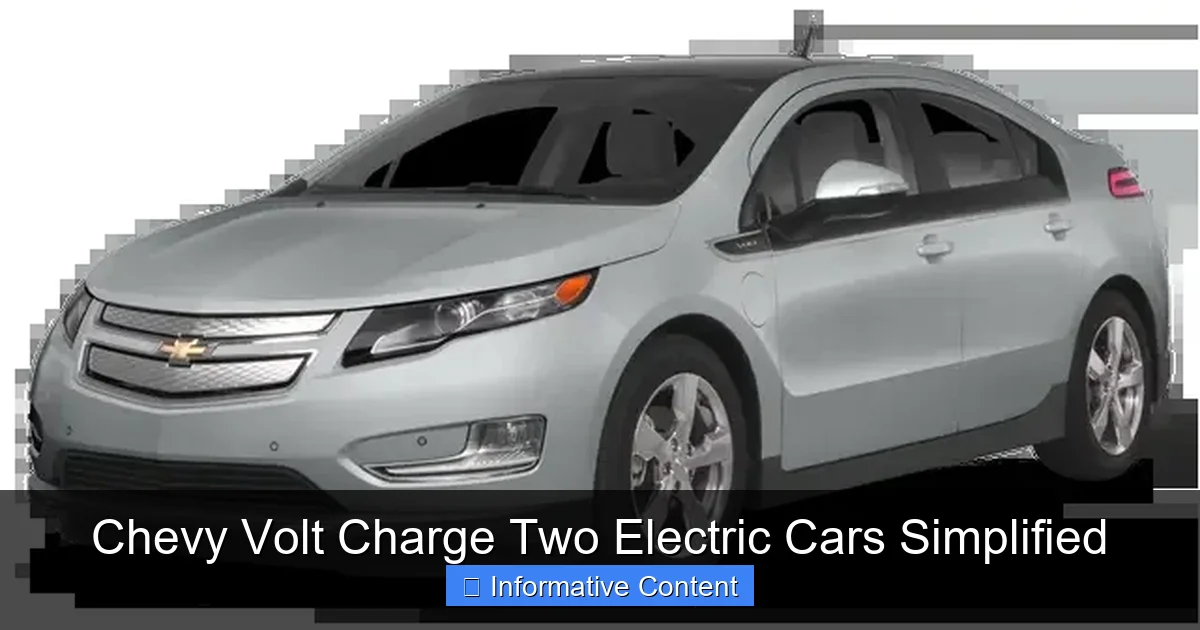 Chevy Volt Charge Two Electric Cars Simplified