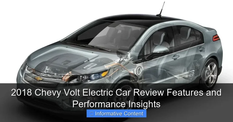 2018 Chevy Volt Electric Car Review Features and Performance Insights