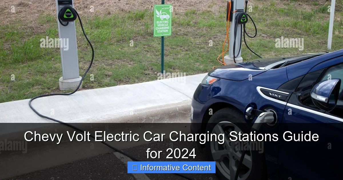 Chevy Volt Electric Car Charging Stations Guide for 2024