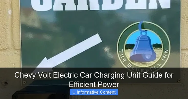 Chevy Volt Electric Car Charging Unit Guide for Efficient Power