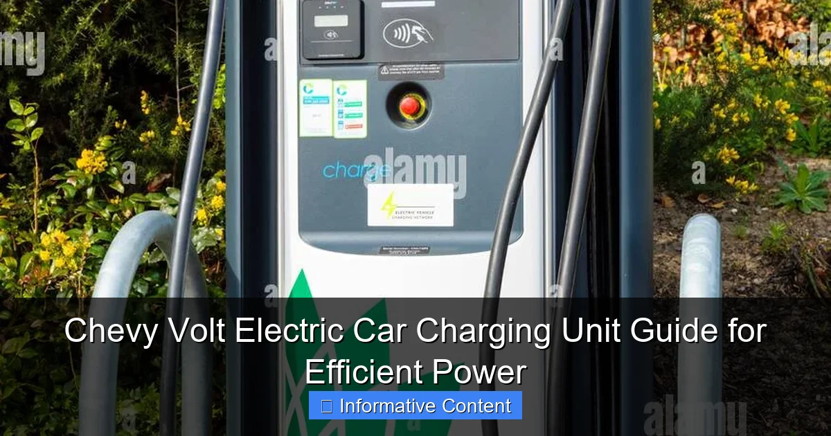 Chevy Volt Electric Car Charging Unit Guide for Efficient Power