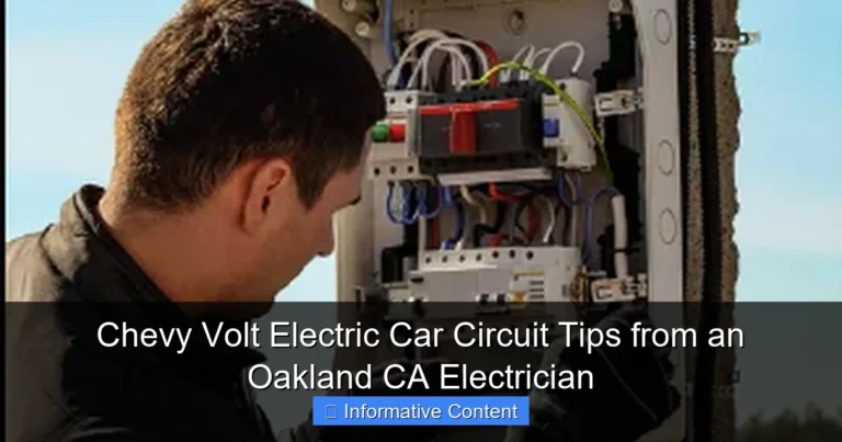 Chevy Volt Electric Car Circuit Tips from an Oakland CA Electrician