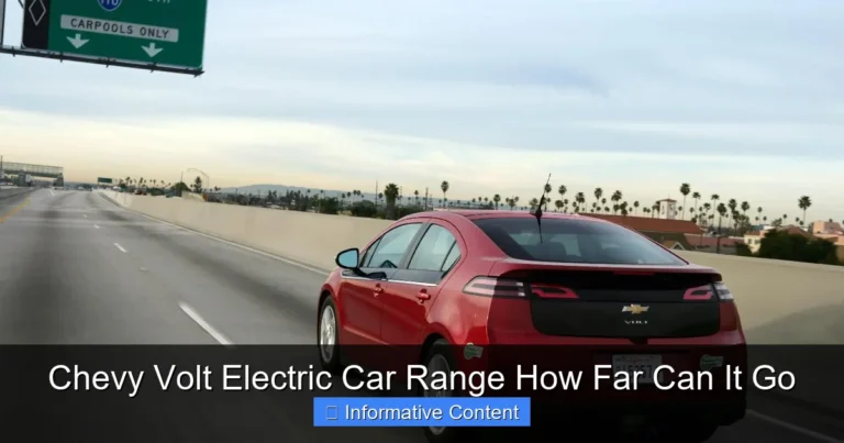 Chevy Volt Electric Car Range How Far Can It Go