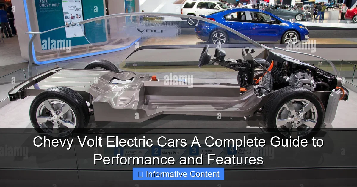Chevy Volt Electric Cars A Complete Guide to Performance and Features