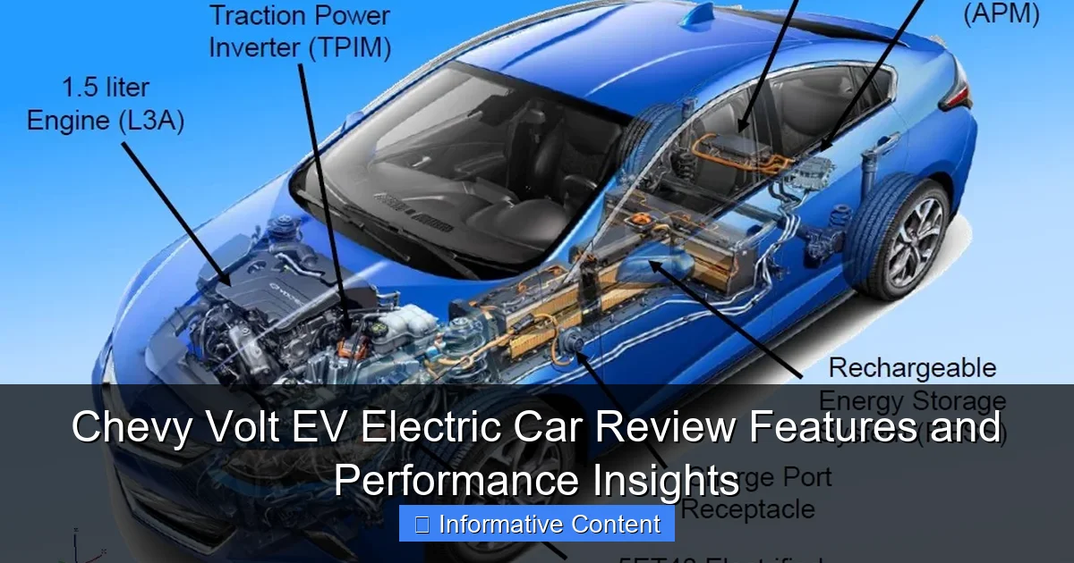 Chevy Volt EV Electric Car Review Features and Performance Insights
