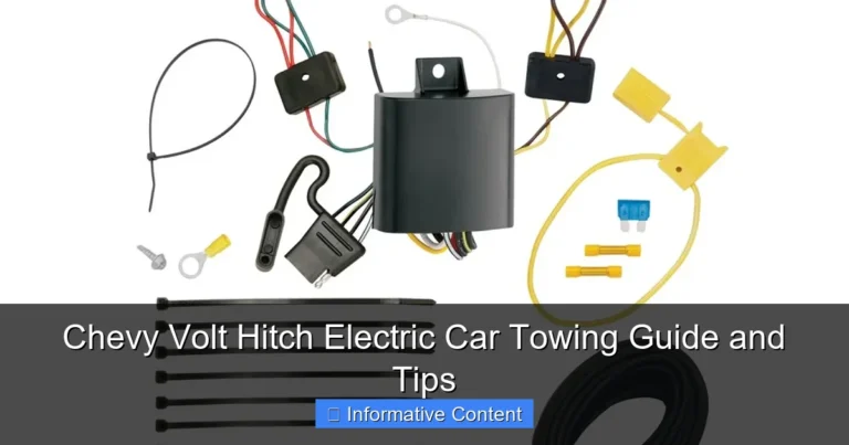 Chevy Volt Hitch Electric Car Towing Guide and Tips