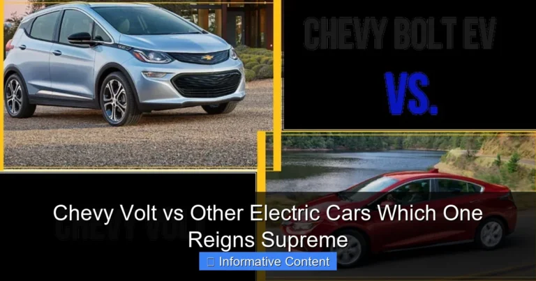 Chevy Volt vs Other Electric Cars Which One Reigns Supreme