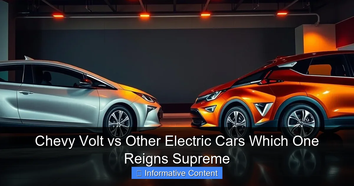 Chevy Volt vs Other Electric Cars Which One Reigns Supreme