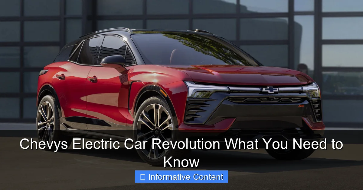 Chevys Electric Car Revolution What You Need to Know
