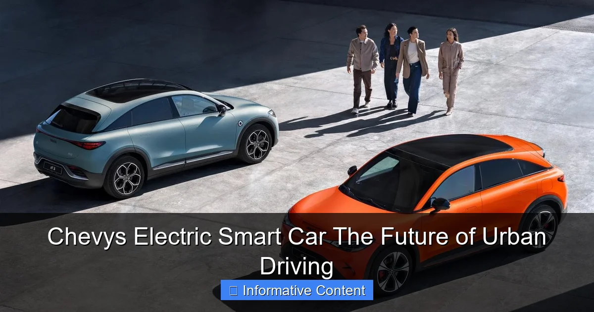 Chevys Electric Smart Car The Future of Urban Driving