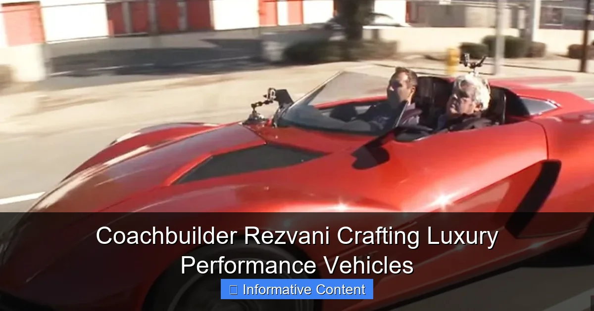 Coachbuilder Rezvani Crafting Luxury Performance Vehicles