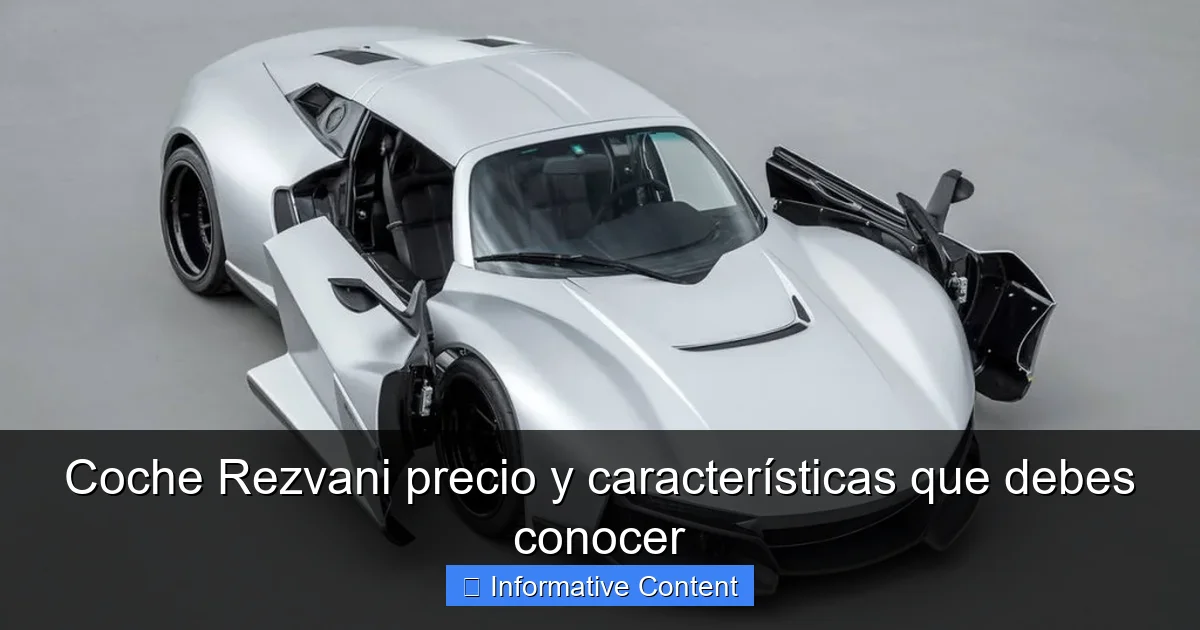 Coche Rezvani precio y características que debes conocer