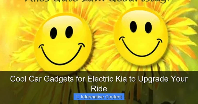 Cool Car Gadgets for Electric Kia to Upgrade Your Ride