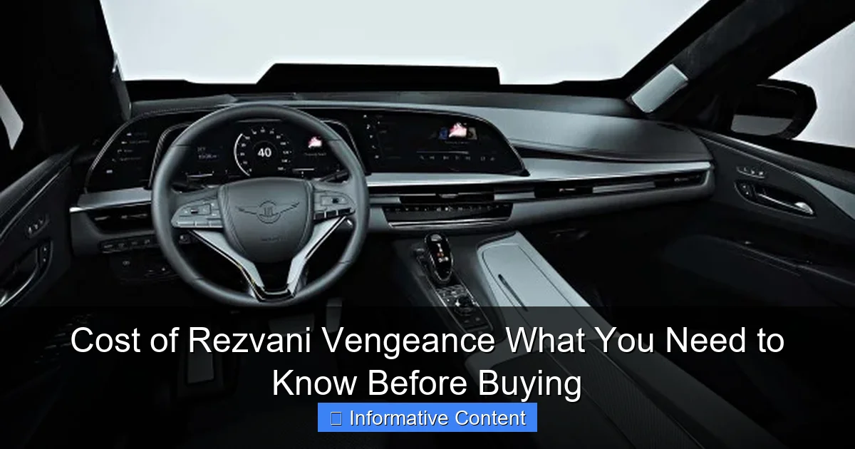 Cost of Rezvani Vengeance What You Need to Know Before Buying