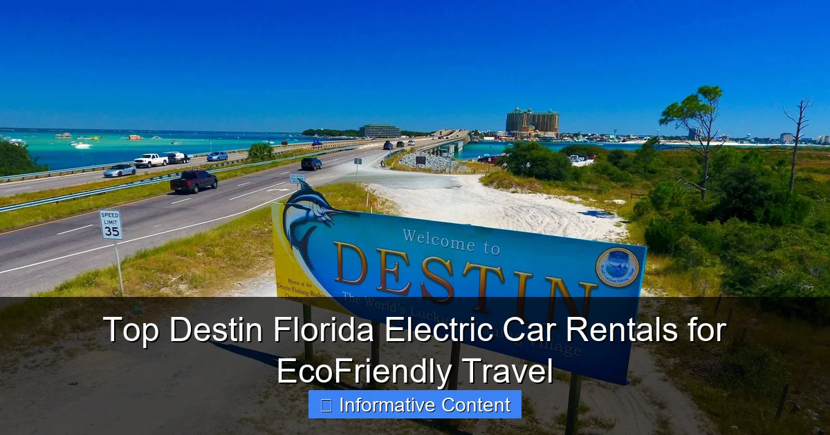Top Destin Florida Electric Car Rentals for EcoFriendly Travel