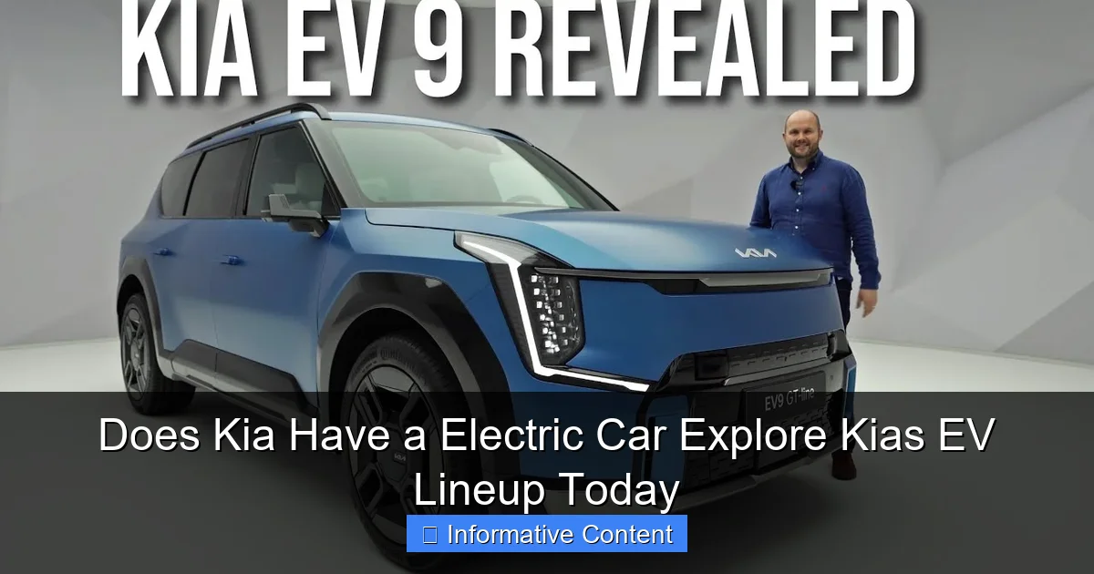Does Kia Have a Electric Car Explore Kias EV Lineup Today