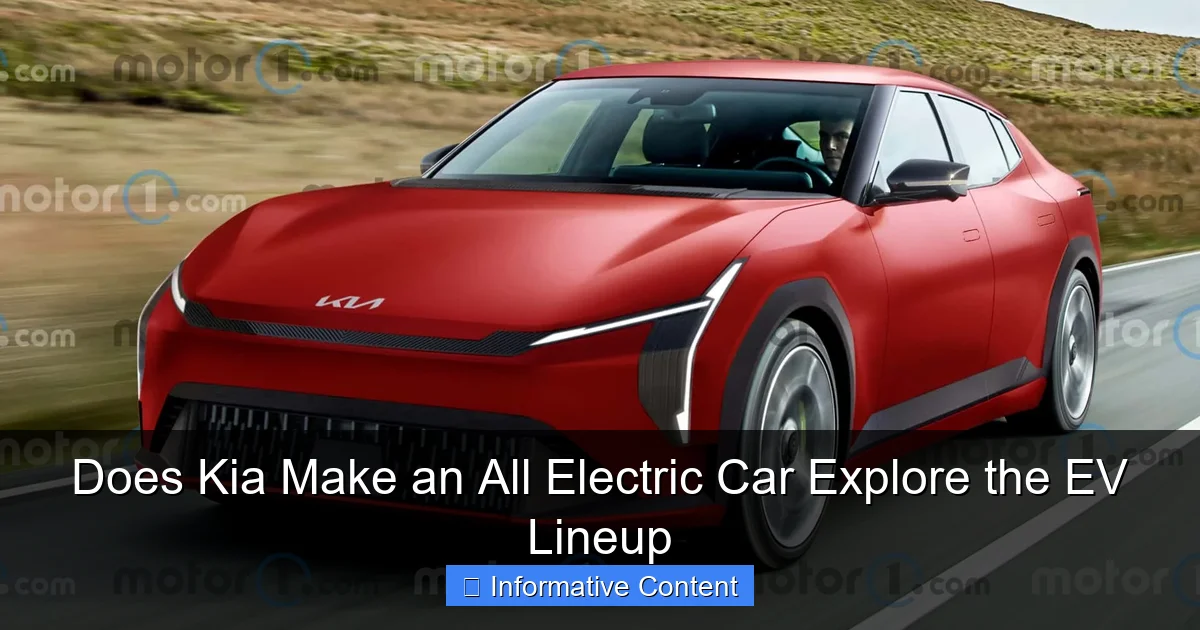 Does Kia Make an All Electric Car Explore the EV Lineup