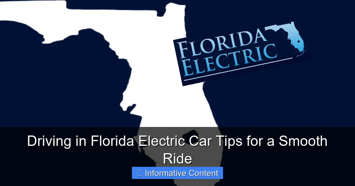 Driving in Florida Electric Car Tips for a Smooth Ride