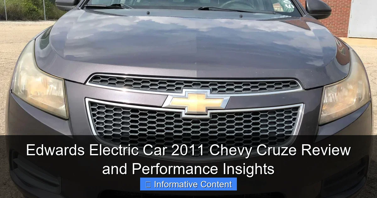 Edwards Electric Car 2011 Chevy Cruze Review and Performance Insights