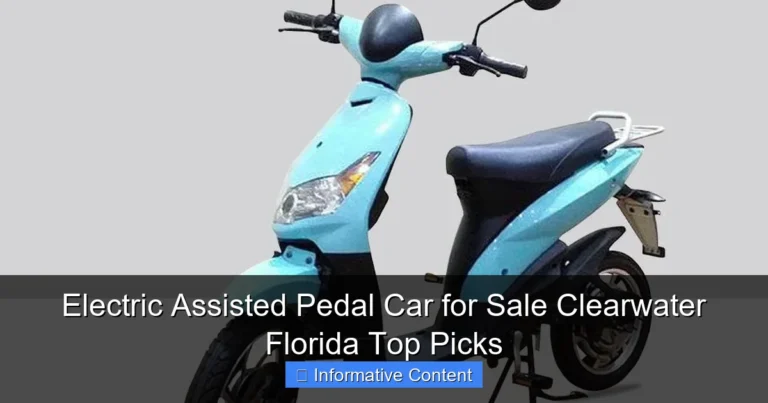 Electric Assisted Pedal Car for Sale Clearwater Florida Top Picks