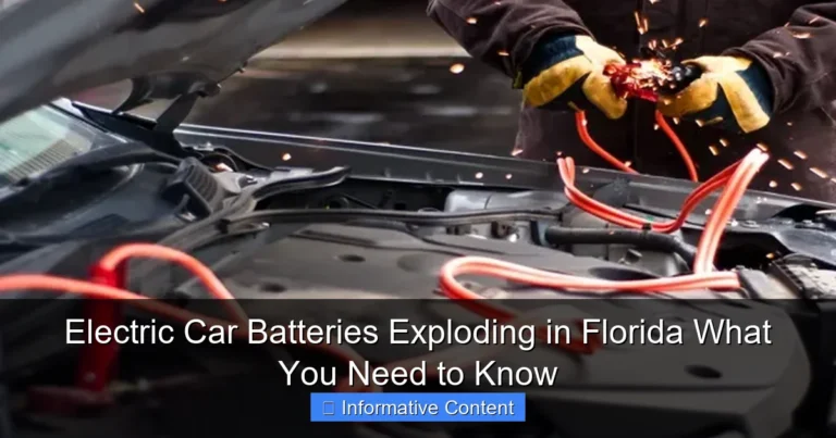 Electric Car Batteries Exploding in Florida What You Need to Know