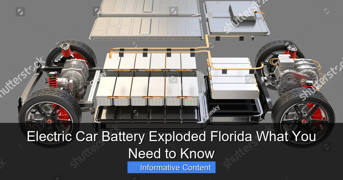 Electric Car Battery Exploded Florida What You Need to Know