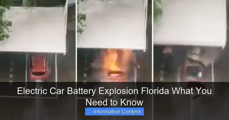 Electric Car Battery Explosion Florida What You Need to Know