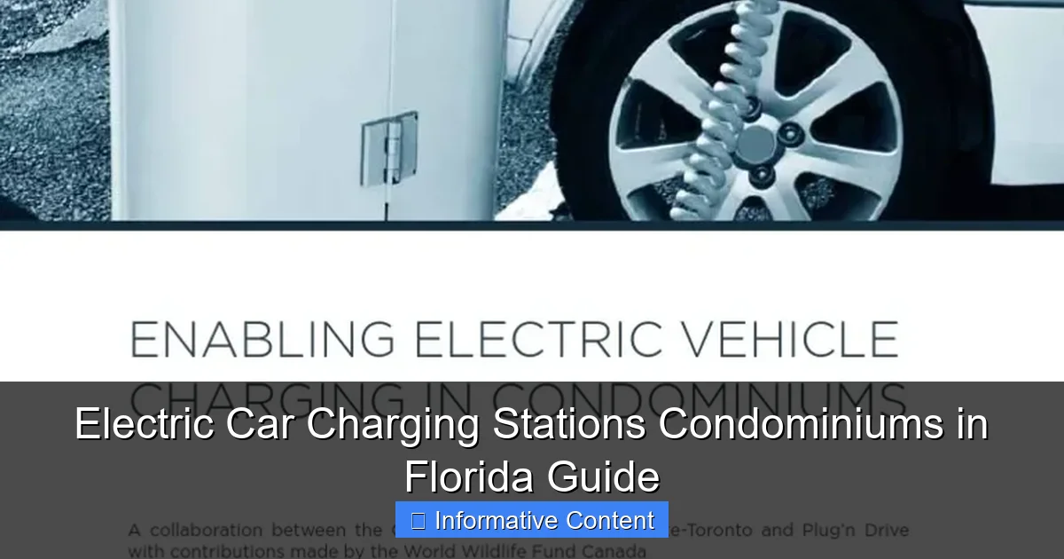 Electric Car Charging Stations Condominiums in Florida Guide