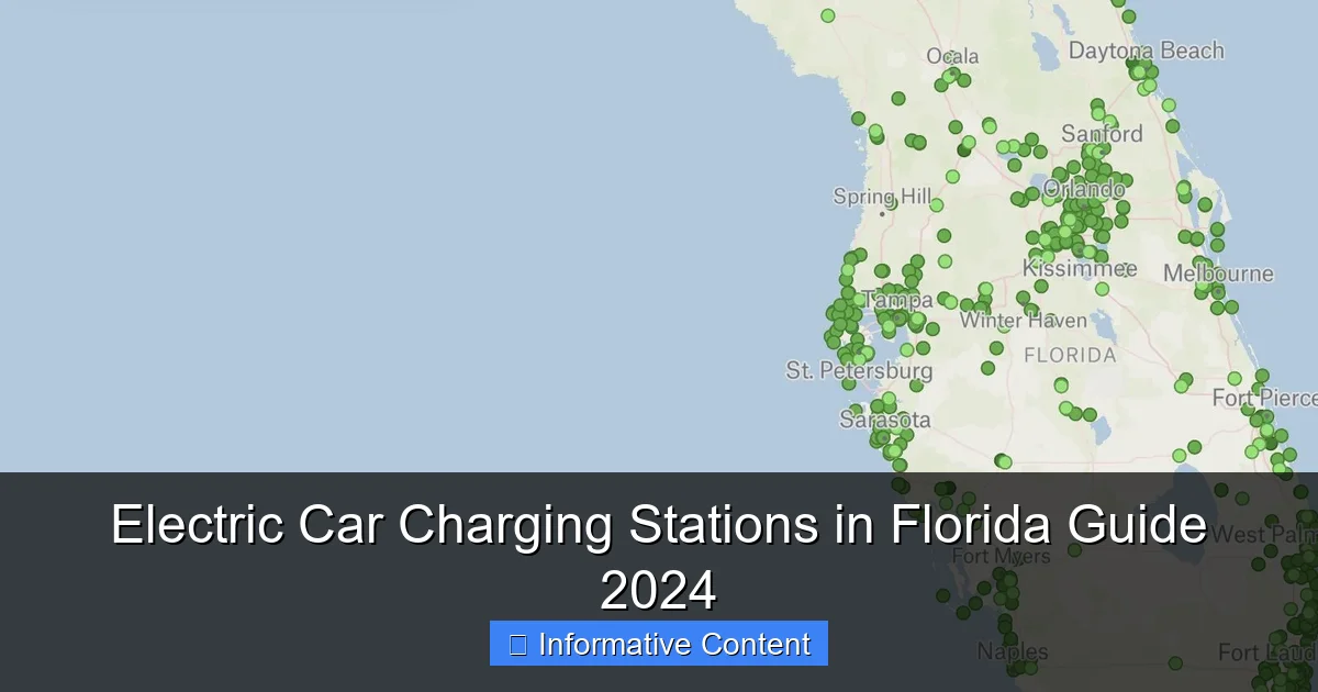 Electric Car Charging Stations in Florida Guide 2024