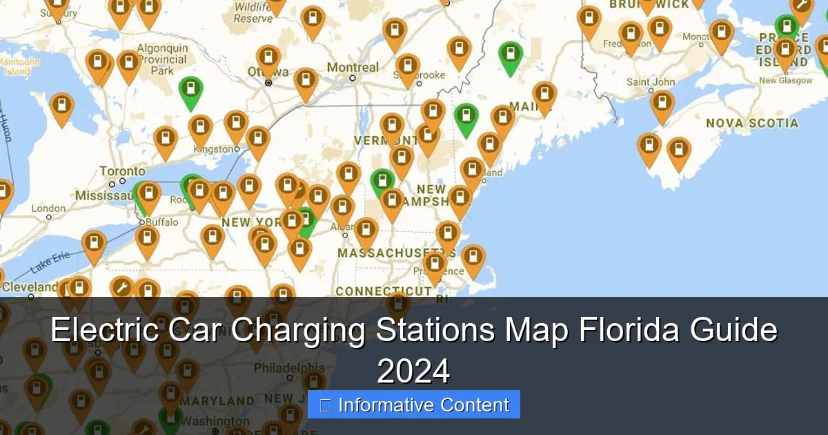 Electric Car Charging Stations Map Florida Guide 2024
