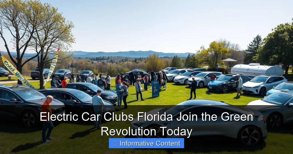 Electric Car Clubs Florida Join the Green Revolution Today