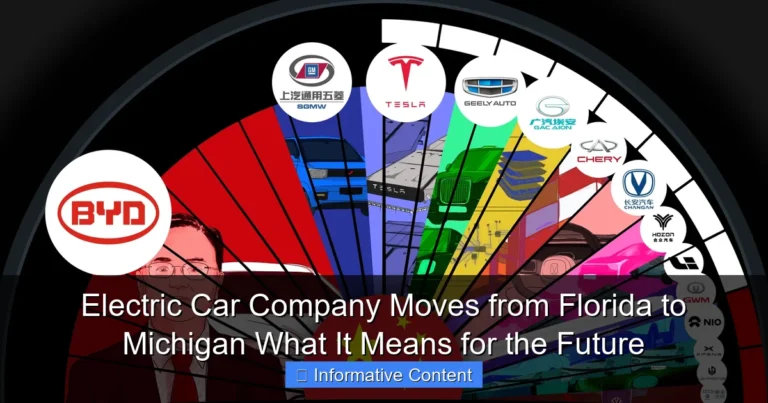 Electric Car Company Moves from Florida to Michigan What It Means for the Future