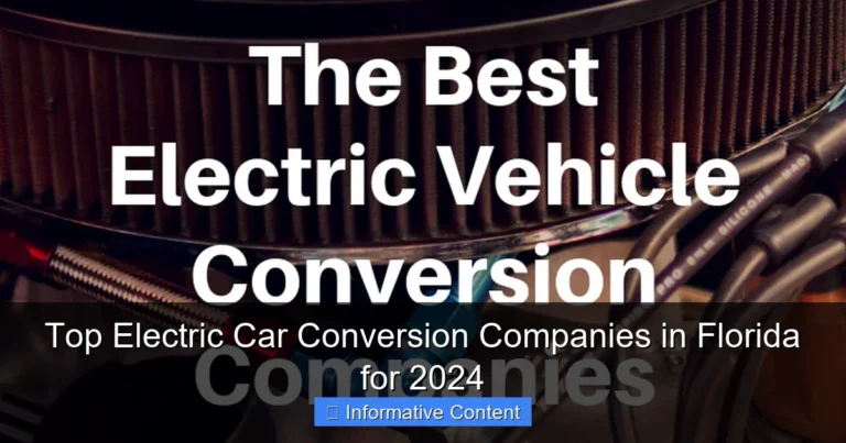 Top Electric Car Conversion Companies in Florida for 2024