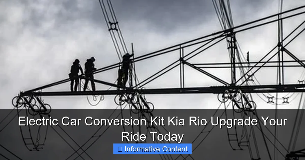 Electric Car Conversion Kit Kia Rio Upgrade Your Ride Today