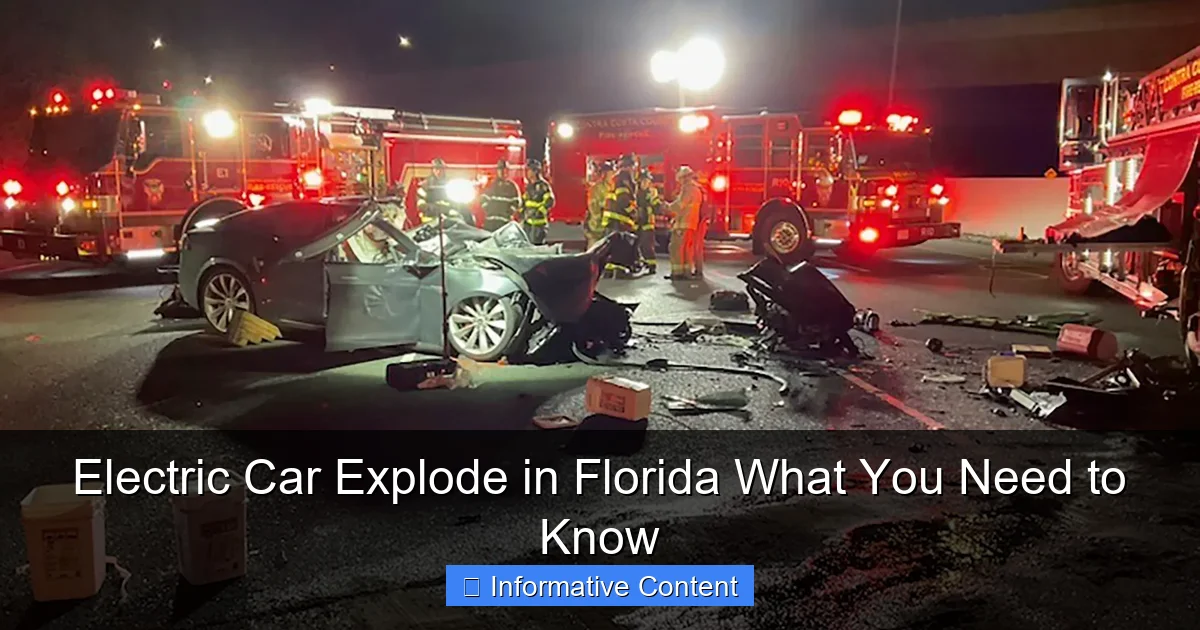 Electric Car Explode in Florida What You Need to Know